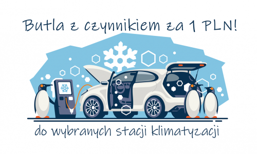 Butla czynnika za 1zł do wybranych stacji klimatyzacji
