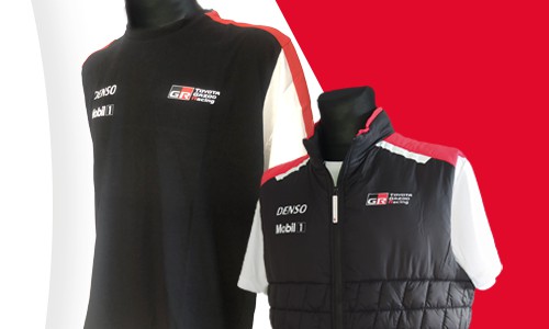 Odzież WRC Toyota Gazoo Racing za zakupy produktów Denso