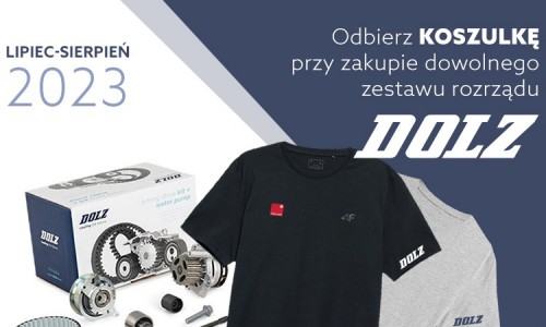 Promocja 28 - koszulka do każdego zestawu rozrządu DOLZ