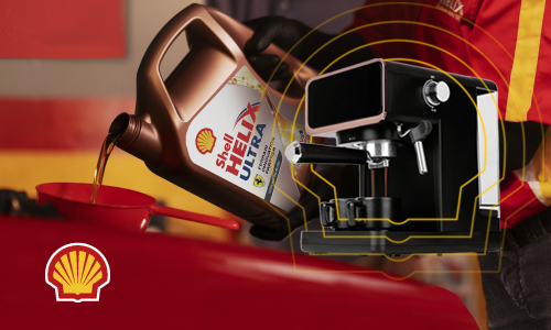 Ekspres do kawy od Shell